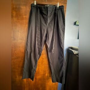 Banana Republic Avery ankle length linen paper bag pants!